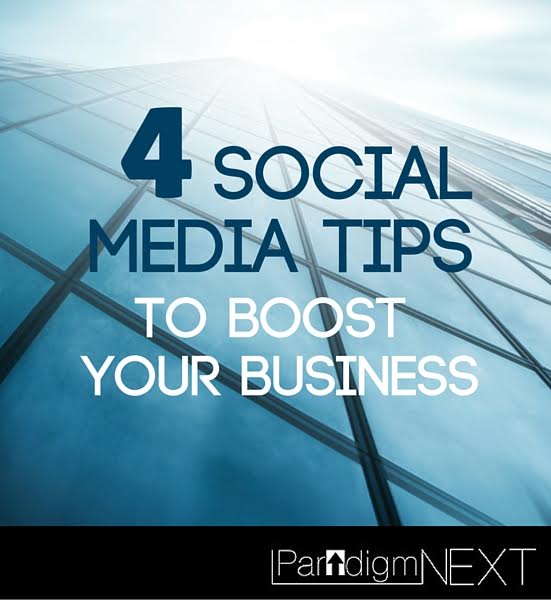 4 Social Media Tips to Boost Your Business blog cover