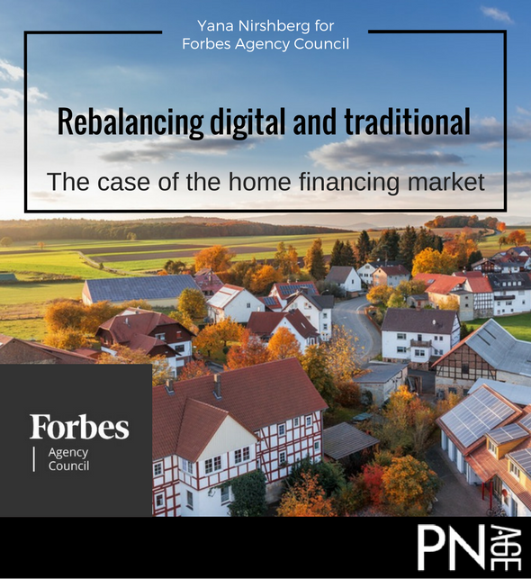 Rebalancing Digital And Traditional: The Case Of The Home Financing Market